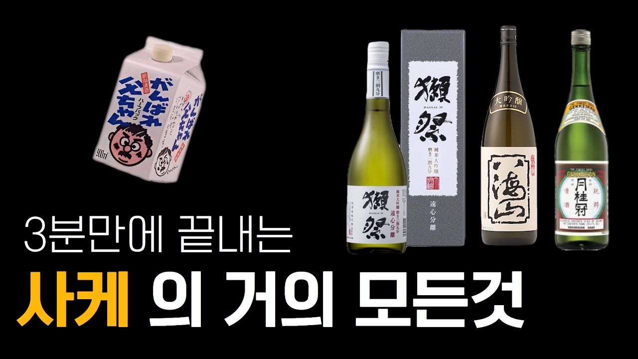 사케(Sake) 이것만 알면 끝❗️3분 영상 (레스토랑에서 당당히 사케 주문하기 | 일본 사케 추천)