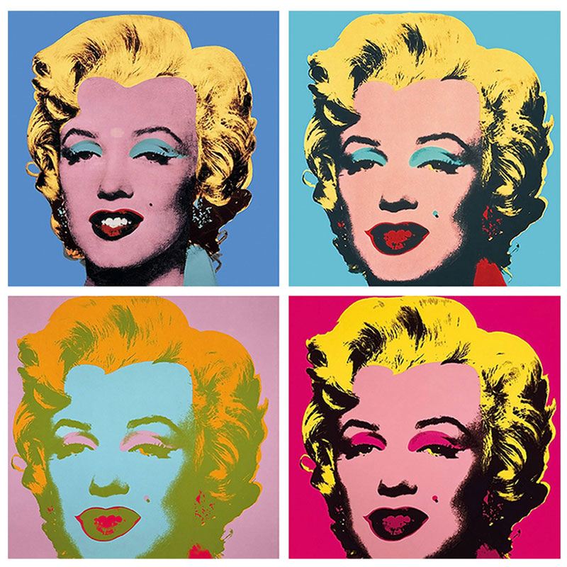 Andy Warhol Marilyn Monroe Paintings | Andy Warhol Marilyn Monroe Prints - Canvas - Aliexpress