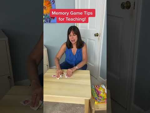 Memory Game Tips for Teaching!